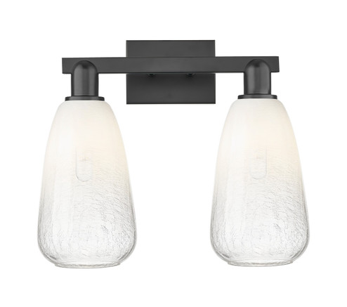 Arcadia Two Light Bath Vanity in Matte Black (405|7162WBKG4806OP)