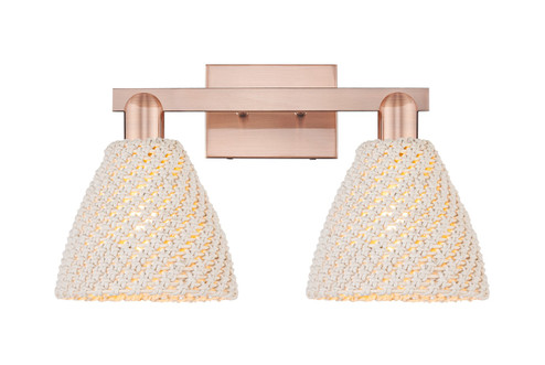 Arcadia Two Light Bath Vanity in Antique Copper (405|7162WACNBD75NAT)