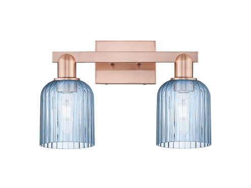 Arcadia Two Light Bath Vanity in Antique Copper (405|7162WACG5595BL)