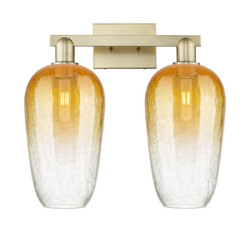 Arcadia Two Light Bath Vanity in Antique Brass (405|7162WABG4847AM)