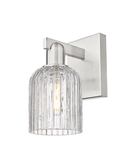 Arcadia One Light Wall Sconce in Brushed Satin Nickel (405|7161WSNG5595CL)