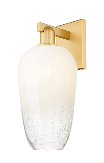 Arcadia One Light Wall Sconce in Satin Gold (405|7161WSGG4847OP)