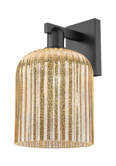 Arcadia One Light Wall Sconce in Matte Black (405|7161WBKG5598ME)