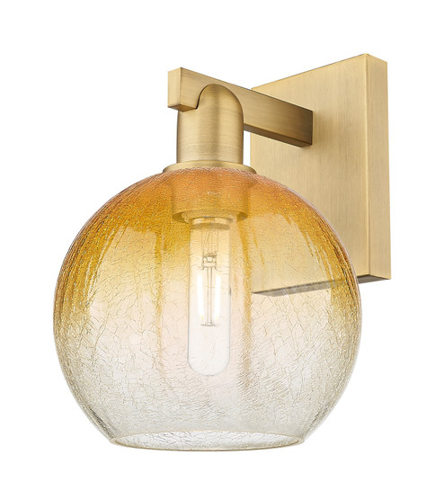 Arcadia One Light Wall Sconce in Brushed Brass (405|7161WBBG4838AM)