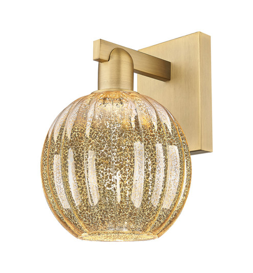 Arcadia One Light Wall Sconce in Brushed Brass (405|7161WBBG4587ME)