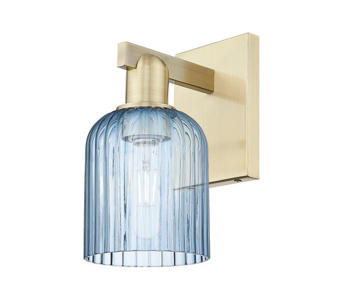 Arcadia One Light Wall Sconce in Antique Brass (405|7161WABG5595BL)
