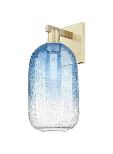 Arcadia One Light Wall Sconce in Antique Brass (405|7161WABG4827SB)