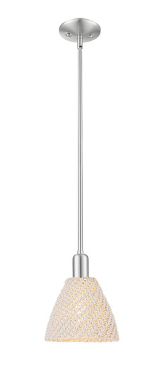 Arcadia One Light Mini Pendant in Brushed Satin Nickel (405|7161SSNNBD75NAT)