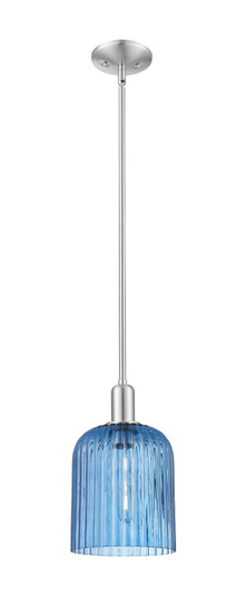 Arcadia One Light Mini Pendant in Brushed Satin Nickel (405|7161SSNG5598BL)