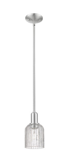Arcadia One Light Mini Pendant in Brushed Satin Nickel (405|7161SSNG5595CL)