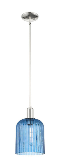 Arcadia One Light Mini Pendant in Polished Nickel (405|7161SPNG5598BL)
