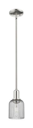 Arcadia One Light Mini Pendant in Polished Nickel (405|7161SPNG5595SM)