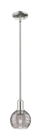 Arcadia One Light Mini Pendant in Polished Nickel (405|7161SPNG12136SM)