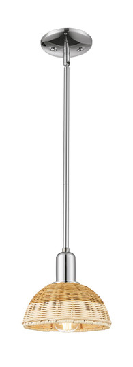 Arcadia One Light Mini Pendant in Polished Chrome (405|7161SPCNBD275NAT)