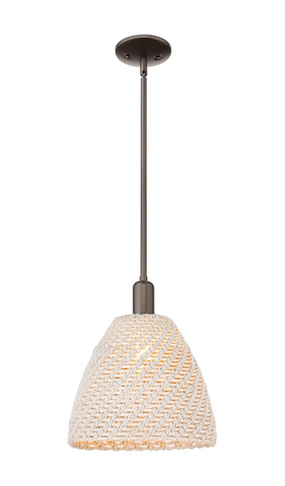 Arcadia One Light Mini Pendant in Oil Rubbed Bronze (405|7161SOBNBD12NAT)