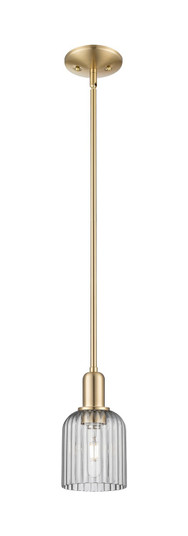 Arcadia One Light Mini Pendant in Champagne Bronze (405|7161SCBG5595SM)