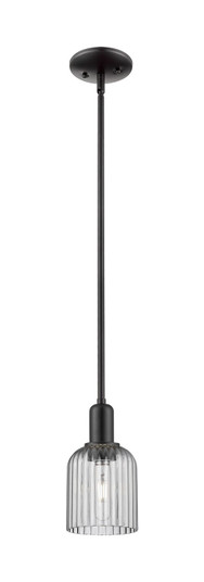 Arcadia One Light Mini Pendant in Matte Black (405|7161SBKG5595SM)