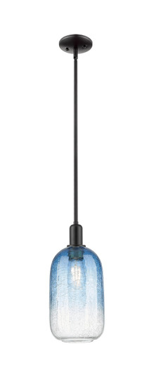Arcadia One Light Mini Pendant in Matte Black (405|7161SBKG4827SB)