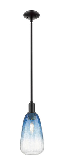 Arcadia One Light Mini Pendant in Matte Black (405|7161SBKG4806SB)
