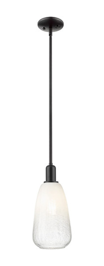 Arcadia One Light Mini Pendant in Matte Black (405|7161SBKG4806OP)