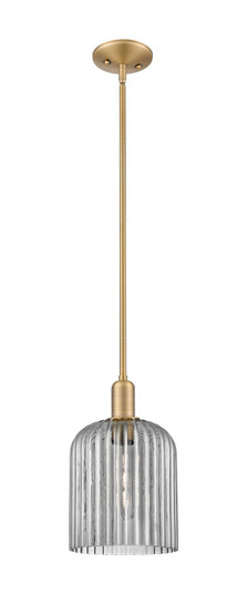 Arcadia One Light Pendant in Brushed Brass (405|7161SBBG5598SM) Arcadia One Light Pendant in Brushed Brass (405|7161SBBG5598SM)