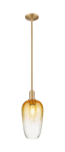 Arcadia One Light Mini Pendant in Brushed Brass (405|7161SBBG4847AM)
