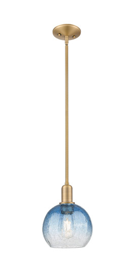 Arcadia One Light Mini Pendant in Brushed Brass (405|7161SBBG4838SB)