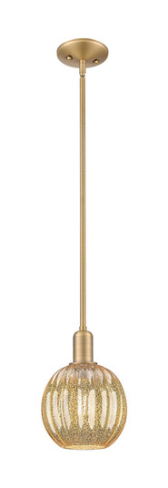 Arcadia One Light Pendant in Brushed Brass (405|7161SBBG4587ME)