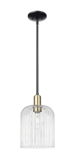 Arcadia One Light Mini Pendant in Black Antique Brass (405|7161SBABG5598CL)