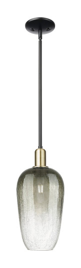 Arcadia One Light Mini Pendant in Black Antique Brass (405|7161SBABG4847SL)