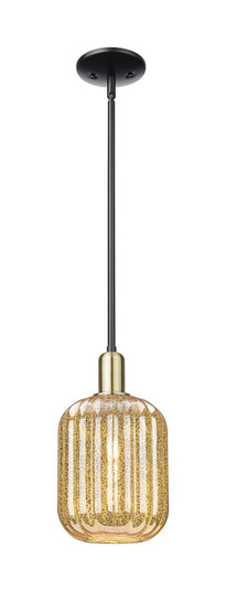 Arcadia One Light Pendant in Black Antique Brass (405|7161SBABG4607ME)