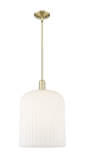 Arcadia One Light Mini Pendant in Antique Brass (405|7161SABG55912GWH)
