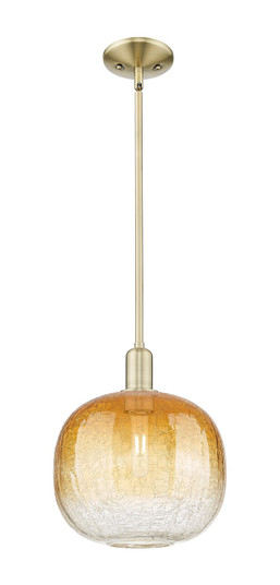 Arcadia One Light Mini Pendant in Antique Brass (405|7161SABG48110AM)