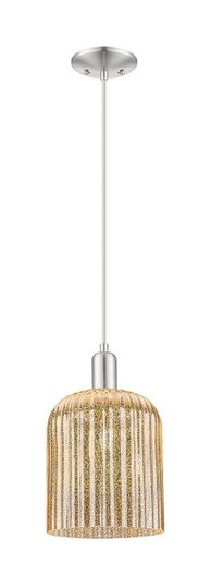 Arcadia One Light Mini Pendant in Brushed Satin Nickel (405|7161PSNG5598ME)