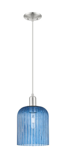 Arcadia One Light Mini Pendant in Brushed Satin Nickel (405|7161PSNG5598BL)