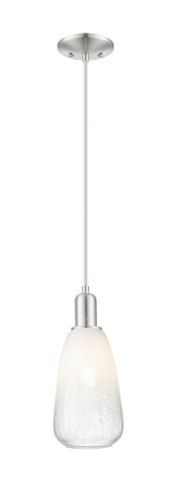 Arcadia One Light Mini Pendant in Brushed Satin Nickel (405|7161PSNG4806OP)