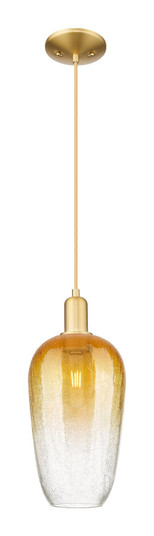 Arcadia One Light Mini Pendant in Satin Gold (405|7161PSGG4847AM)