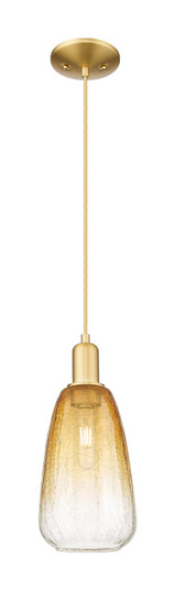 Arcadia One Light Mini Pendant in Satin Gold (405|7161PSGG4806AM)