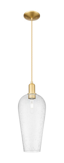 Arcadia One Light Mini Pendant in Satin Gold (405|7161PSGG4568SDY)