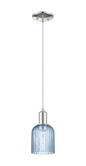 Arcadia One Light Mini Pendant in Polished Nickel (405|7161PPNG5595BL)