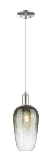 Arcadia One Light Mini Pendant in Polished Nickel (405|7161PPNG4847SL)