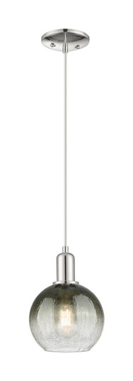 Arcadia One Light Pendant in Polished Nickel (405|7161PPNG4838SL)