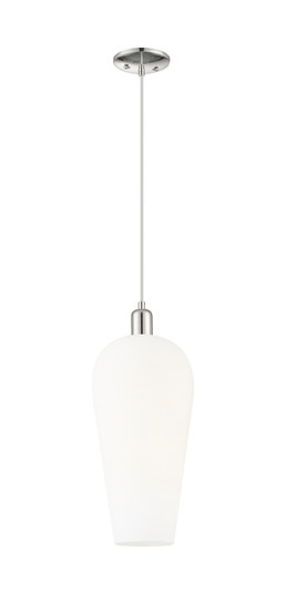 Arcadia One Light Pendant in Polished Nickel (405|7161PPNG4568WH) Arcadia One Light Pendant in Polished Nickel (405|7161PPNG4568WH)