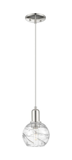 Arcadia One Light Mini Pendant in Polished Nickel (405|7161PPNG12136CL)