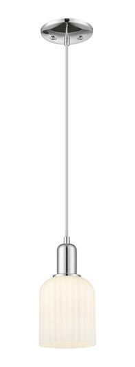Arcadia One Light Mini Pendant in Polished Chrome (405|7161PPCG5595GWH)