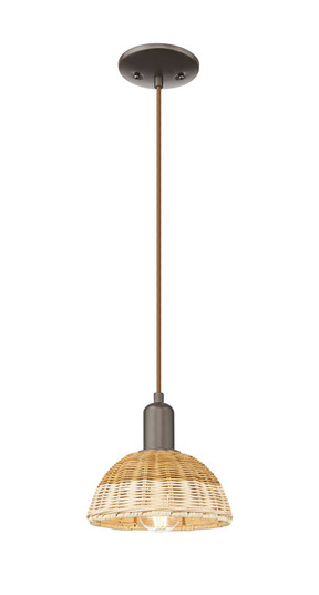 Arcadia One Light Mini Pendant in Oil Rubbed Bronze (405|7161POBNBD275NAT)