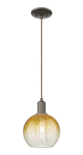 Arcadia One Light Mini Pendant in Oil Rubbed Bronze (405|7161POBG4838AM)