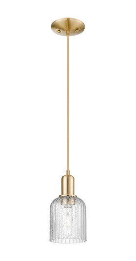 Arcadia One Light Mini Pendant in Champagne Bronze (405|7161PCBG5595SDY)