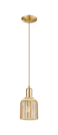 Arcadia One Light Mini Pendant in Champagne Bronze (405|7161PCBG5595ME)