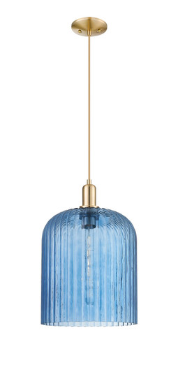 Arcadia One Light Mini Pendant in Champagne Bronze (405|7161PCBG55912BL)